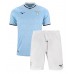 Maillot de foot Lazio Domicile vêtements enfant 2024-25 Manches Courtes (+ pantalon court)